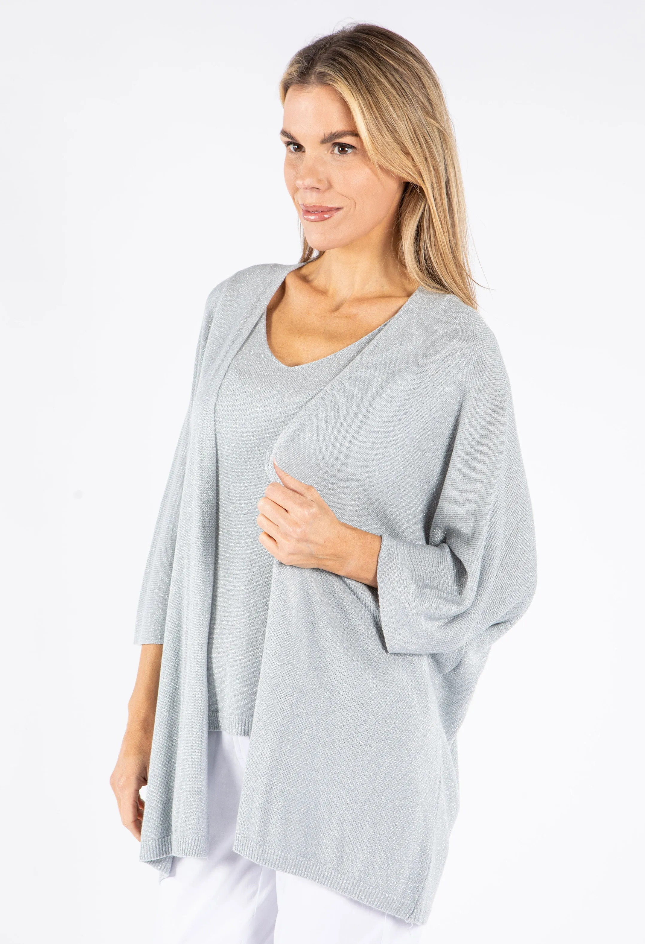 2 Piece Soft Lurex Knit