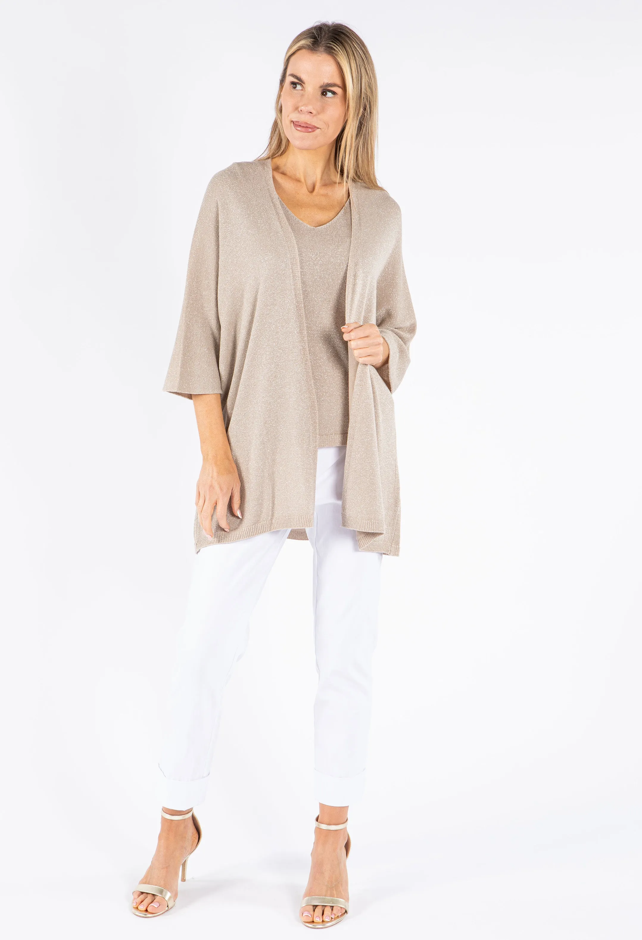 2 Piece Soft Lurex Knit