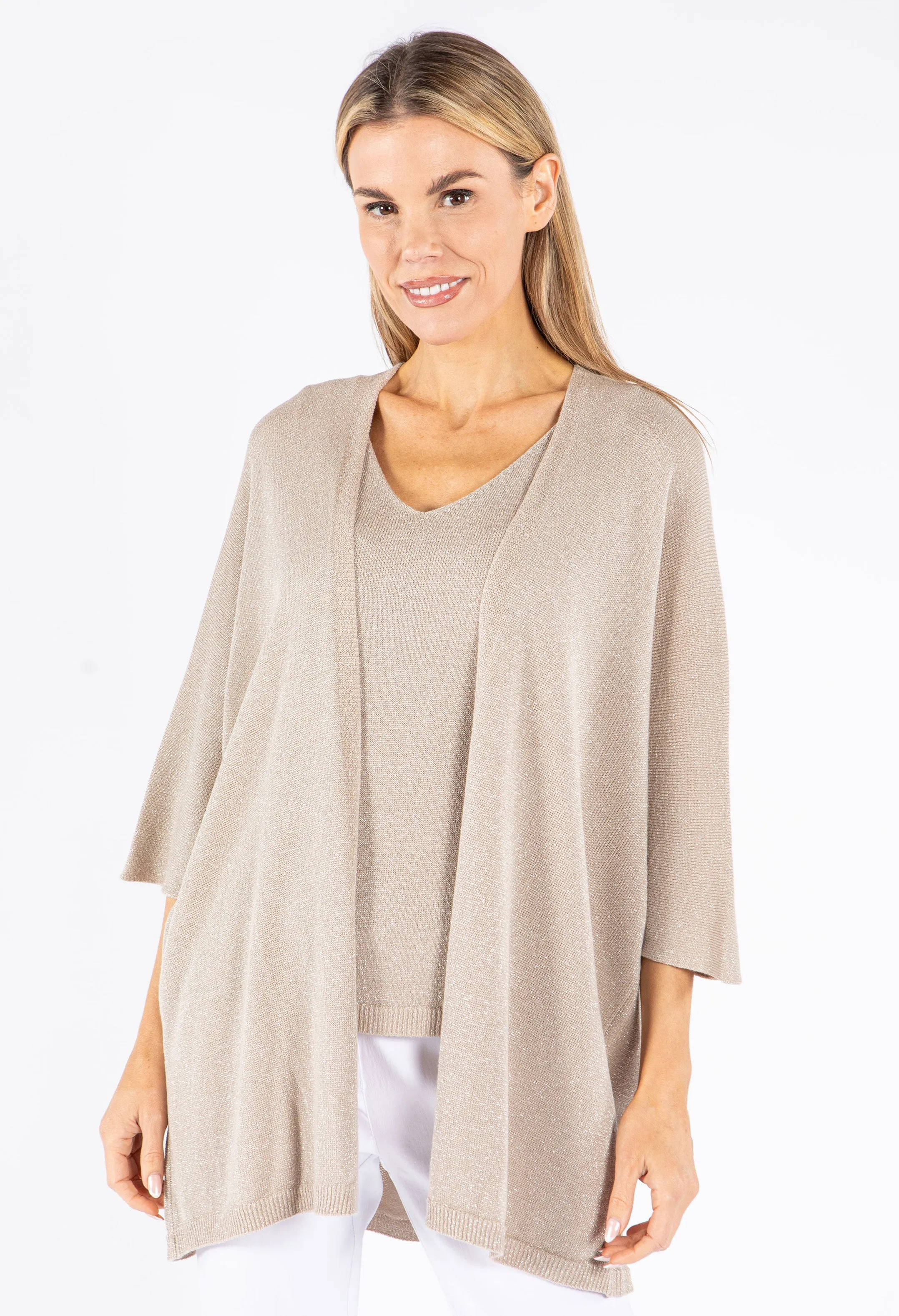 2 Piece Soft Lurex Knit