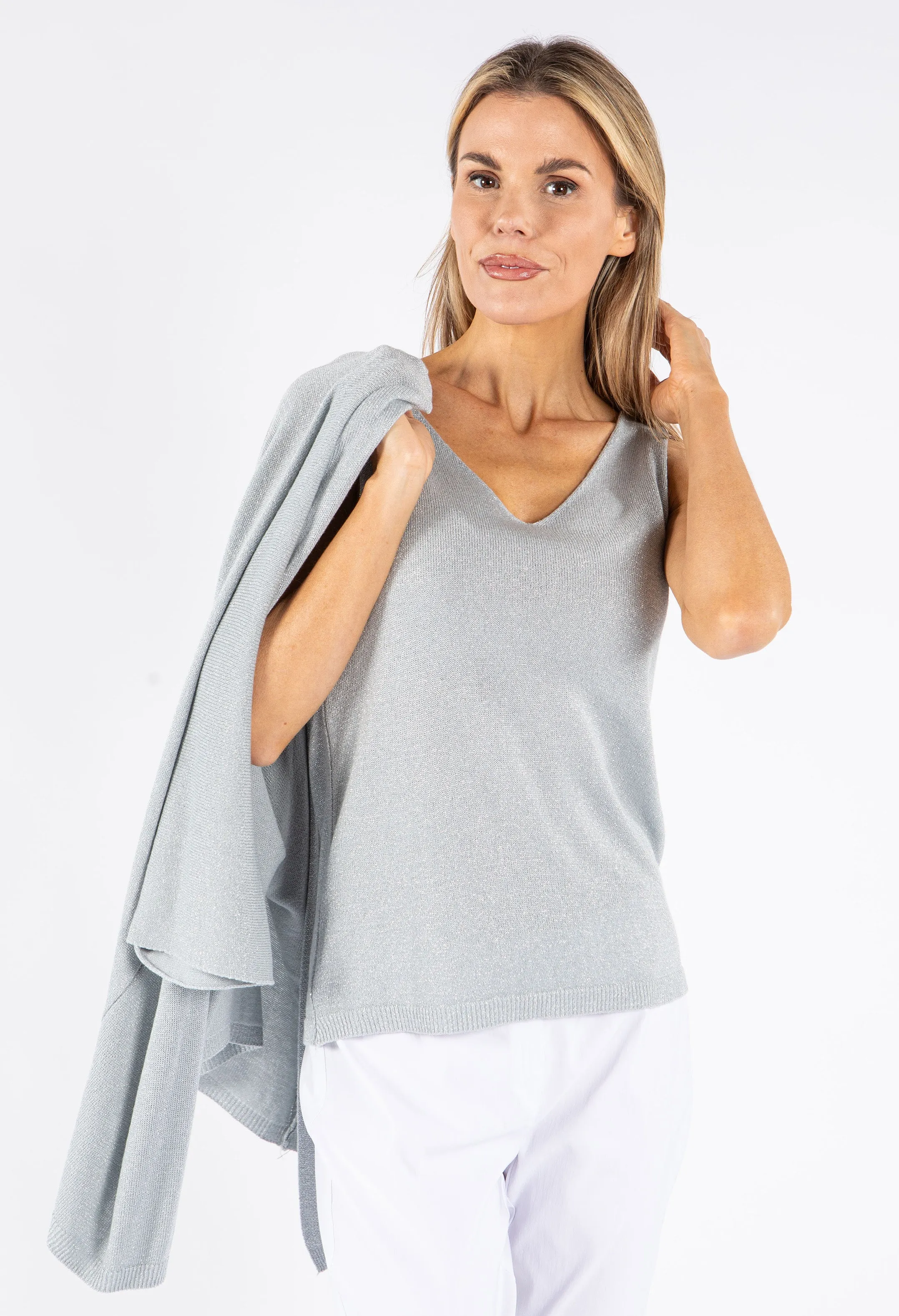 2 Piece Soft Lurex Knit