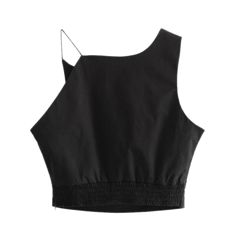 ASYMETRIC CROP TOP
