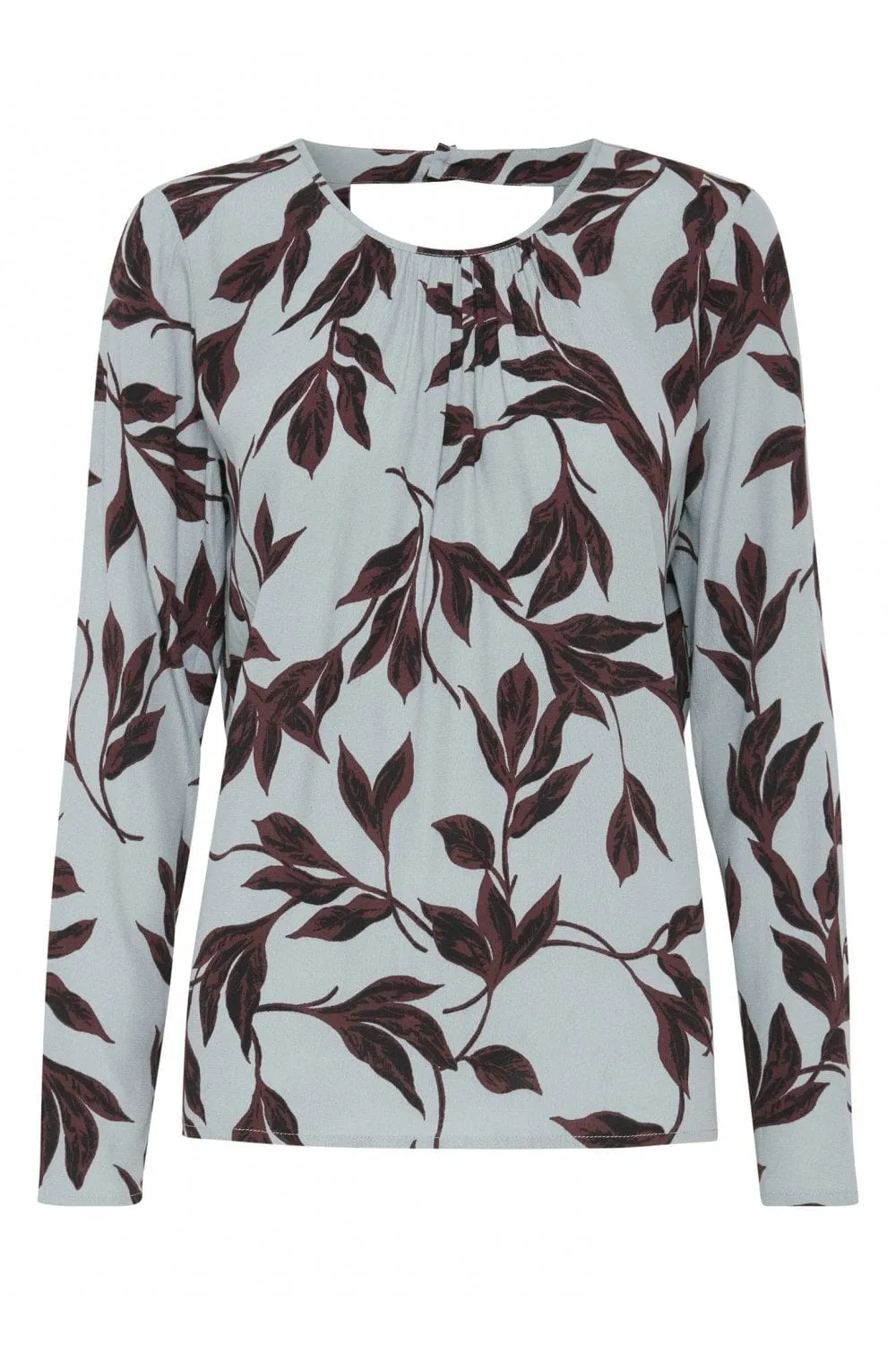 Blues Patterned Blouse - Lead