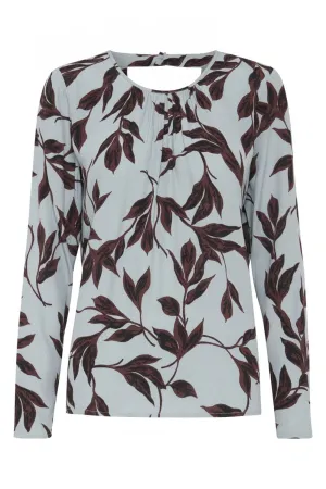 Blues Patterned Blouse - Lead