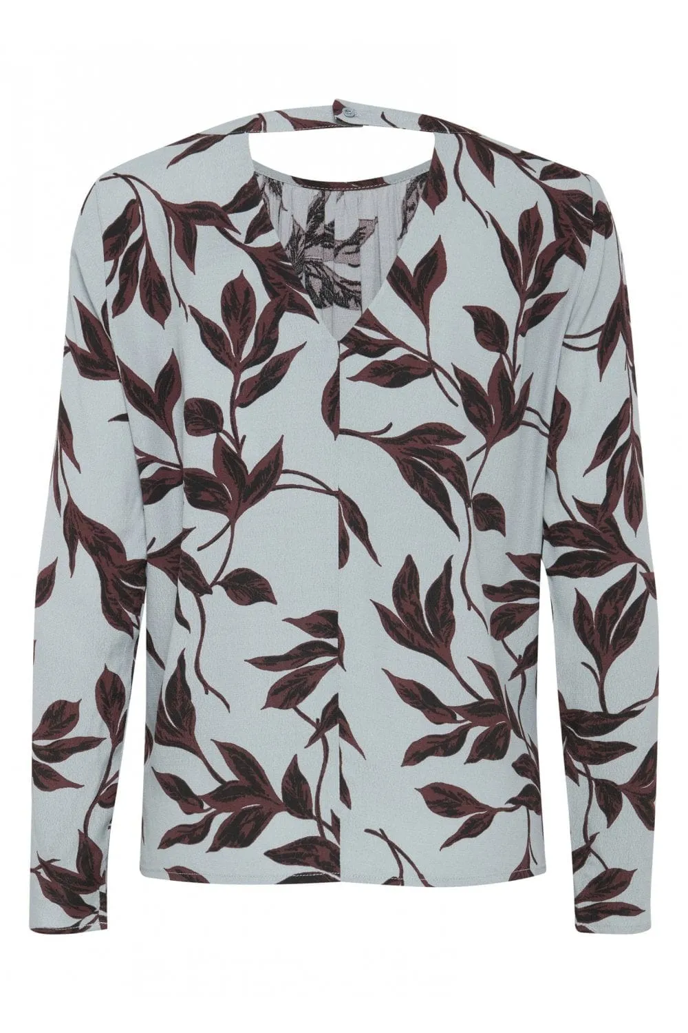 Blues Patterned Blouse - Lead