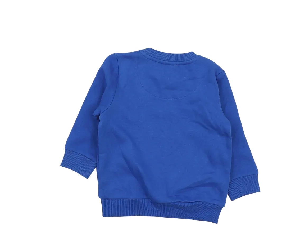 Brand New F&F Paw Patrol Chase Blue Sweatshirt - Unisex 18-24m