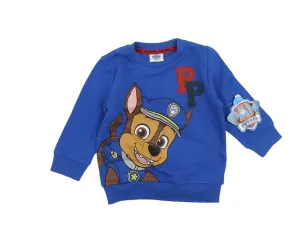 Brand New F&F Paw Patrol Chase Blue Sweatshirt - Unisex 18-24m