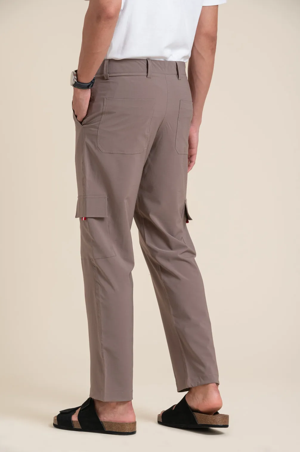 BROWN PATCH POCKET CARGO