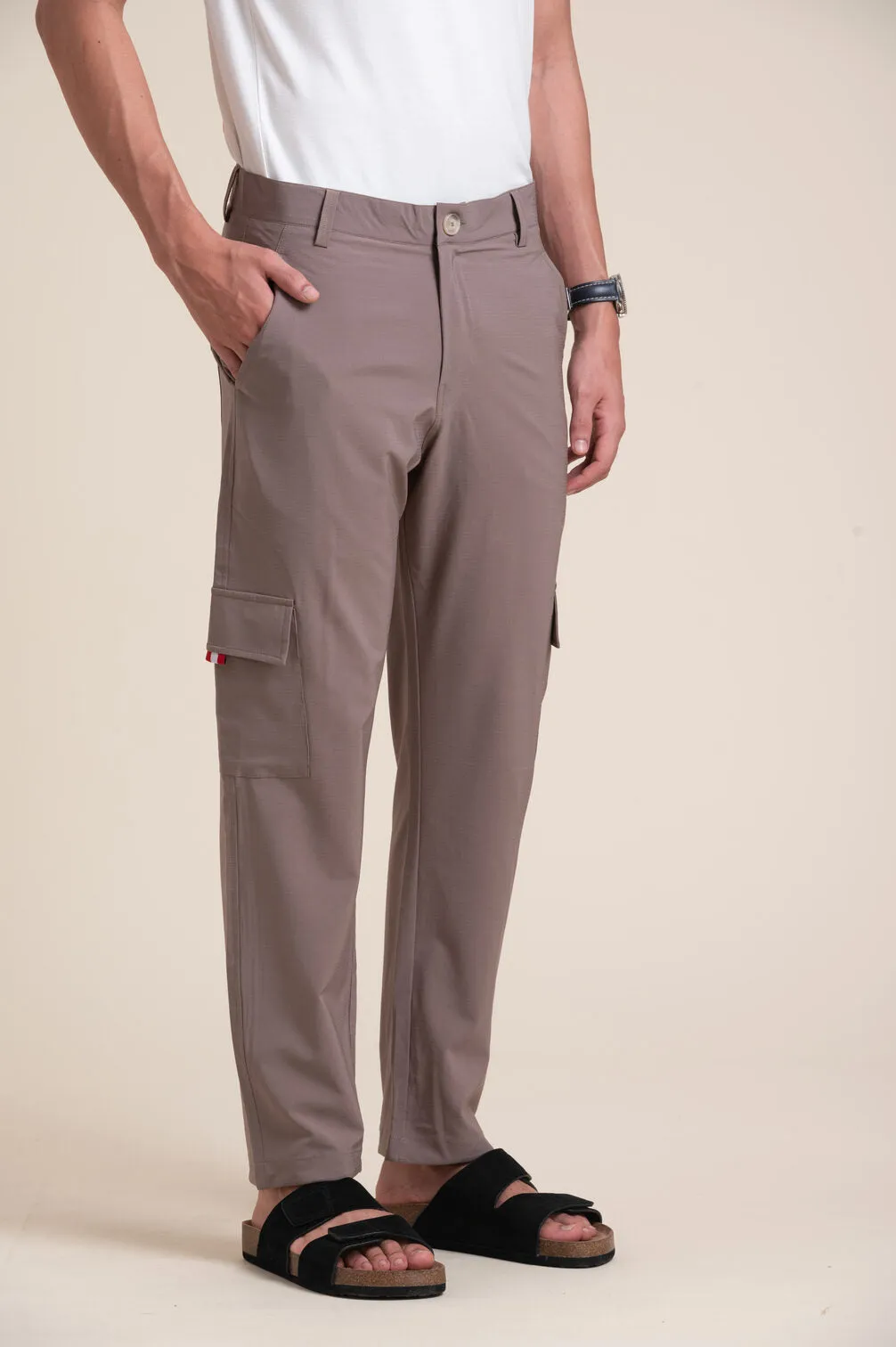 BROWN PATCH POCKET CARGO