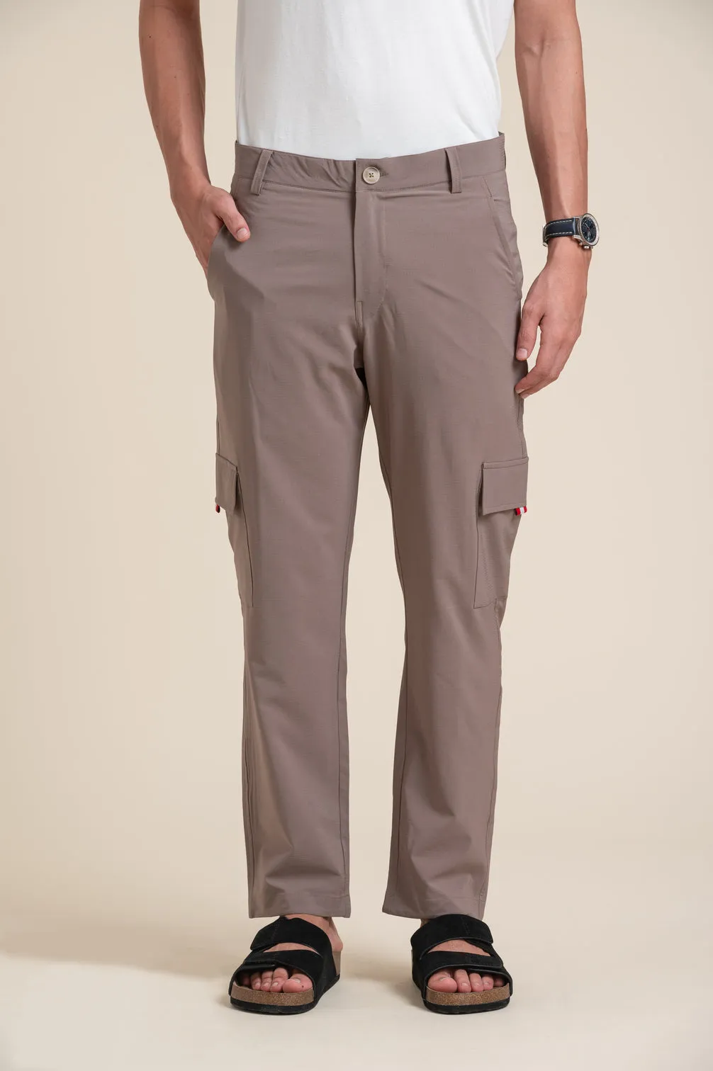 BROWN PATCH POCKET CARGO