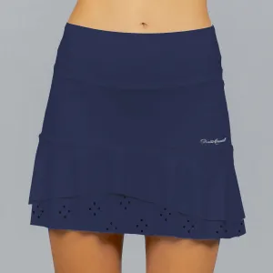 Classic Eyelet Mid Skort (navy)