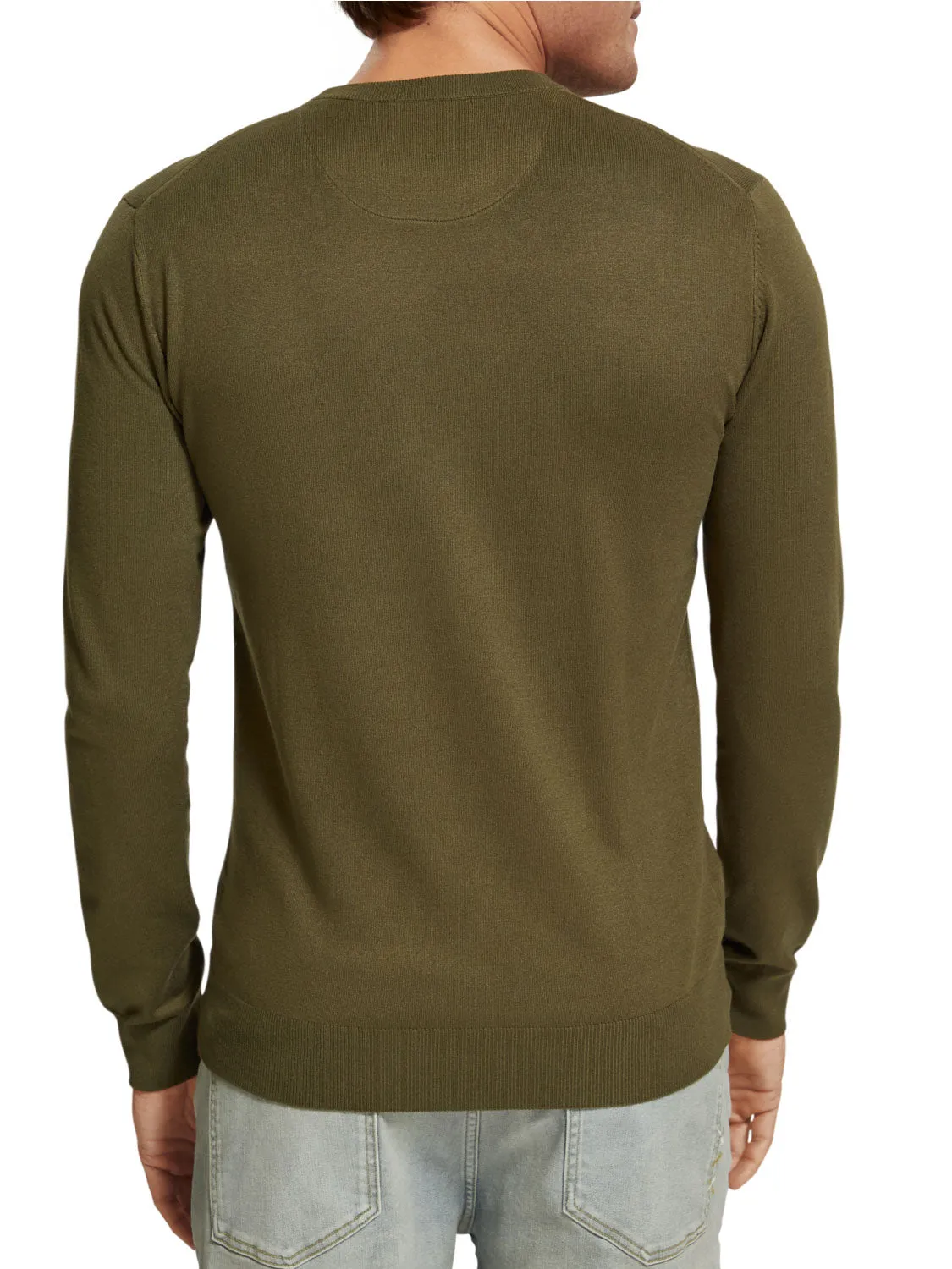 Crewneck Pullover in Algae