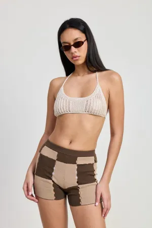 CROCHECET OPEN BACK BRALETTE