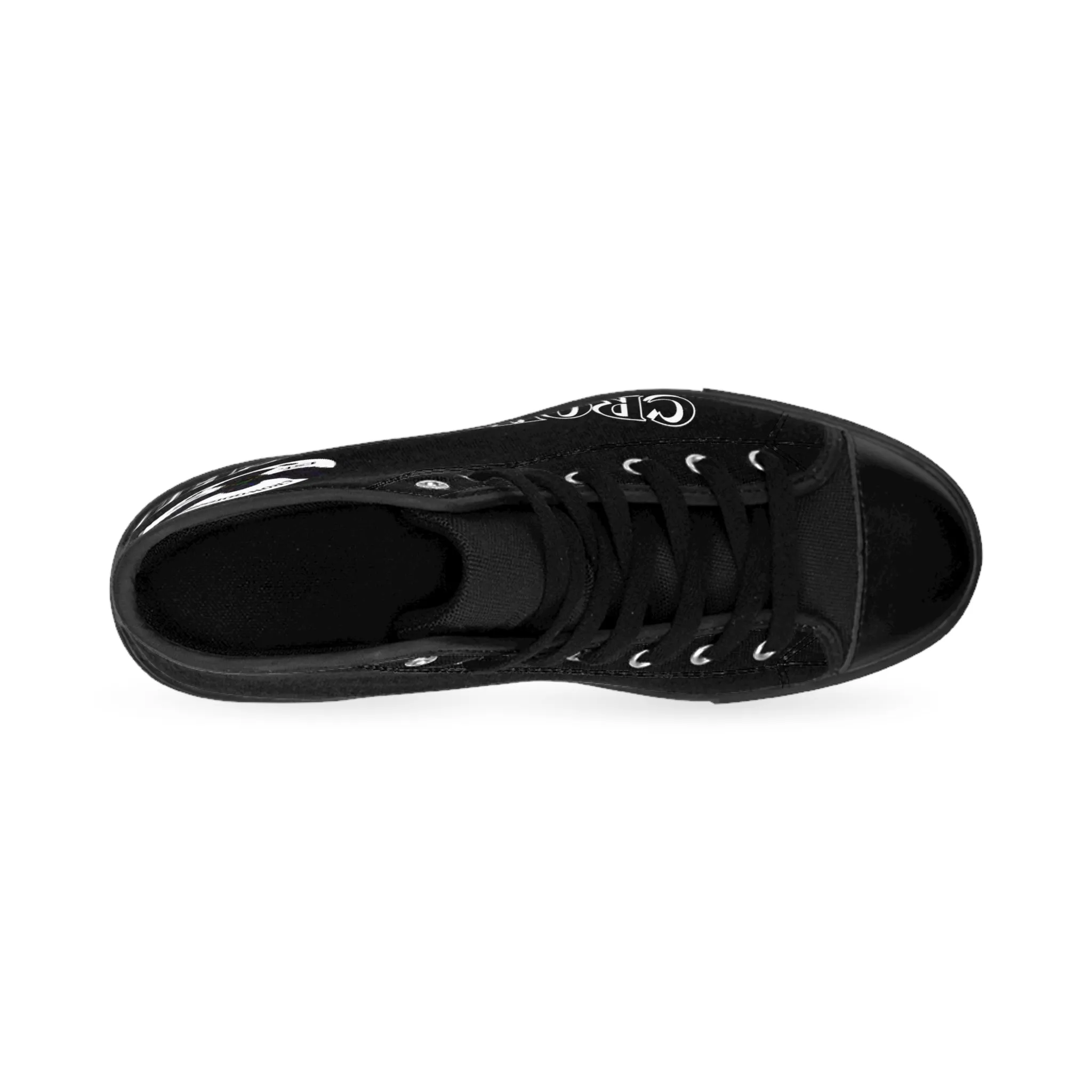 Crowgodshi High-Tops, BLACK