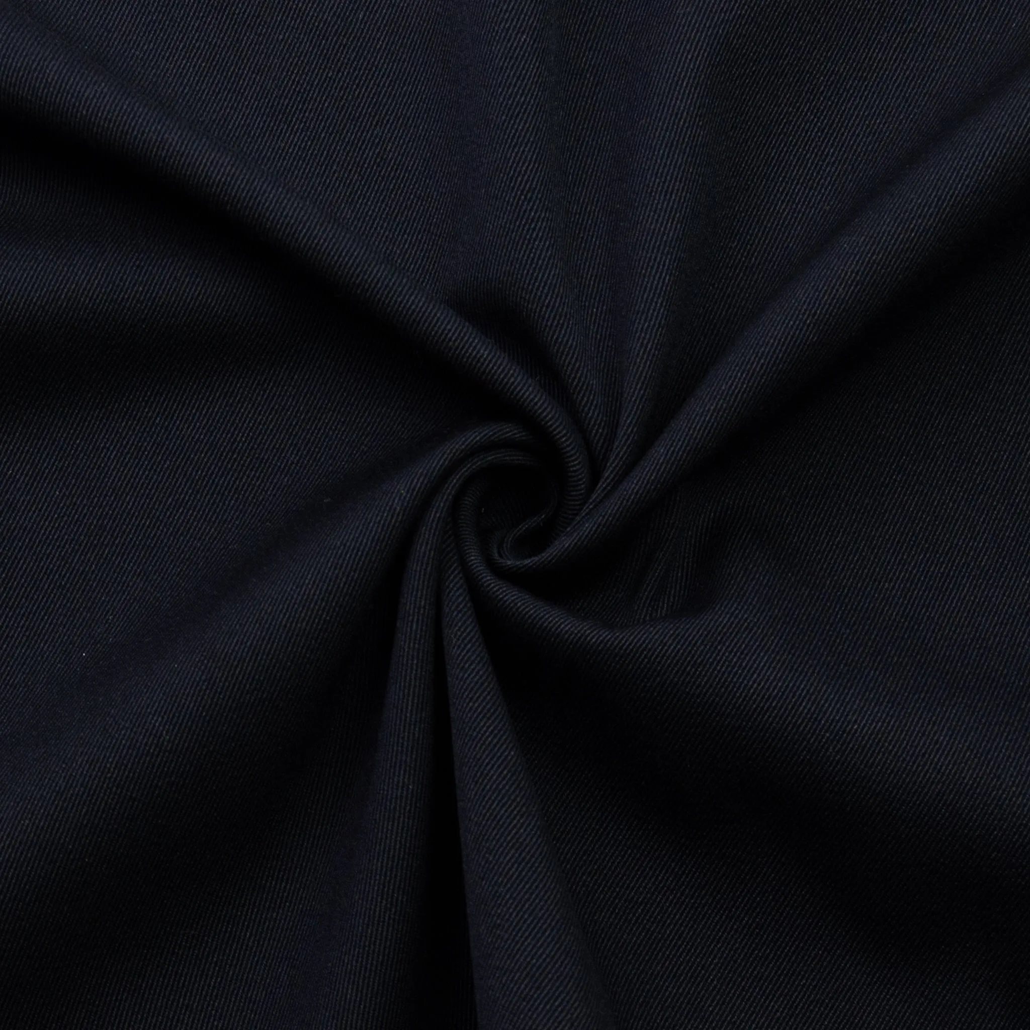 Daichi Navy Blue Twill Wool