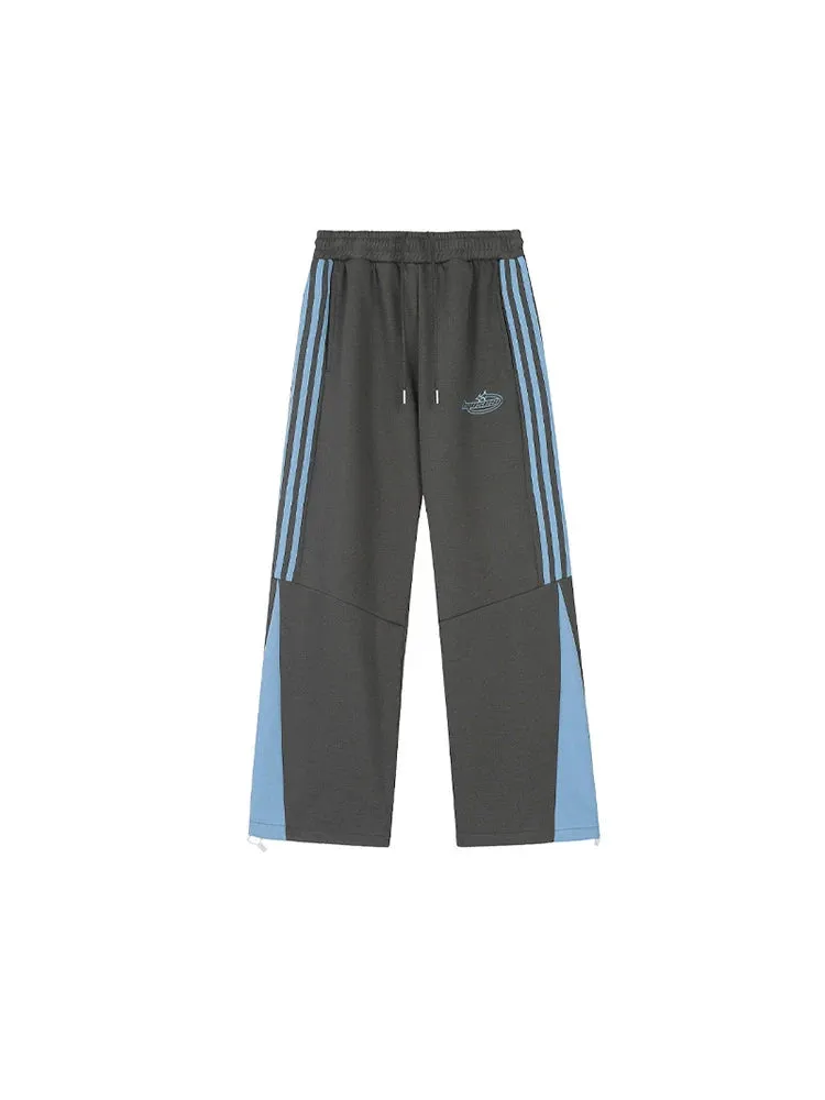 Design Blue One-point Side Pants