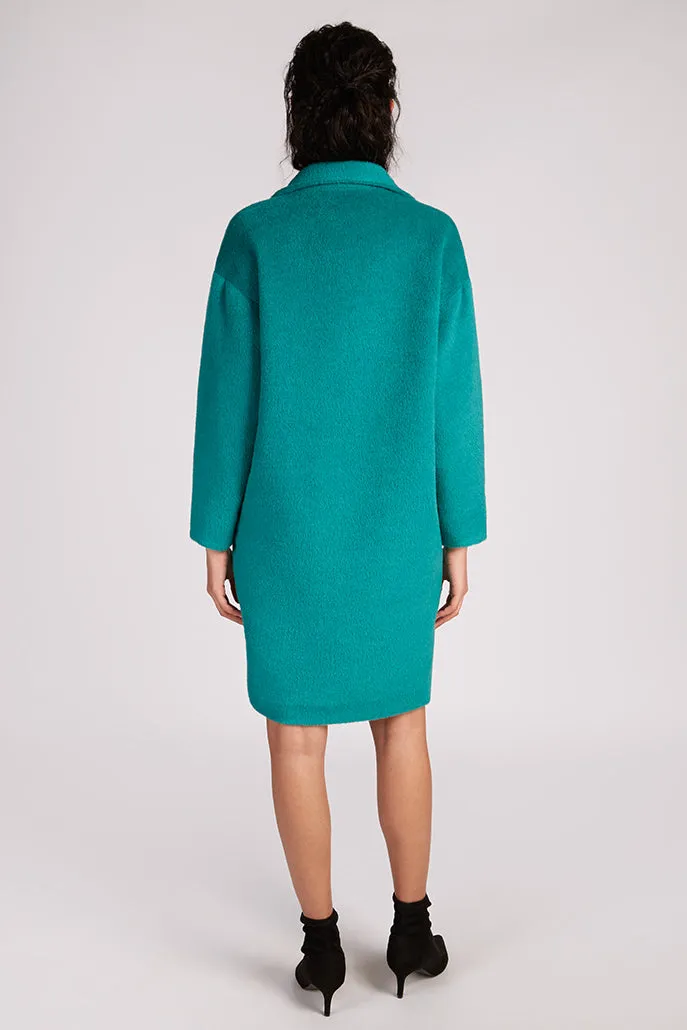 Donalda Coat - Turqoise