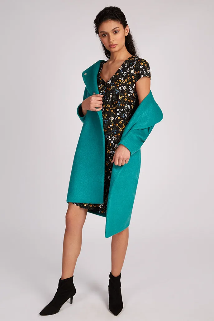 Donalda Coat - Turqoise