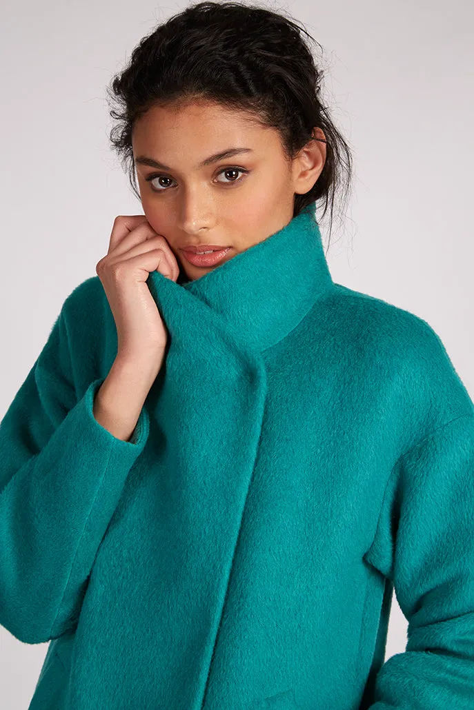 Donalda Coat - Turqoise