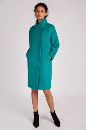 Donalda Coat - Turqoise