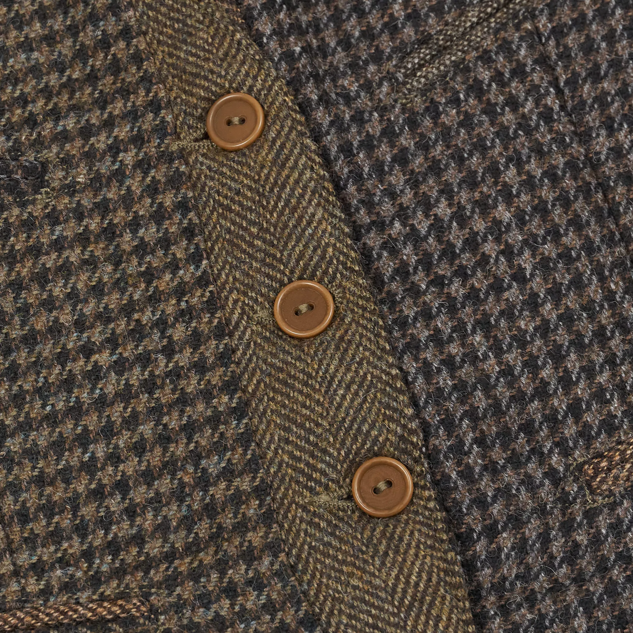 Double RL Ladies Lined Tweed Vest