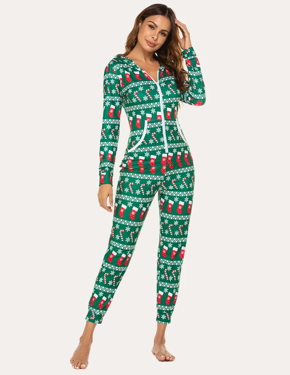 Ekouaer Cozy Hooded Onesies Jumpsuits (US Only)
