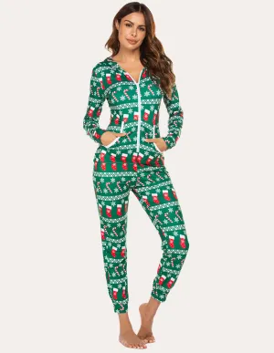 Ekouaer Cozy Hooded Onesies Jumpsuits (US Only)