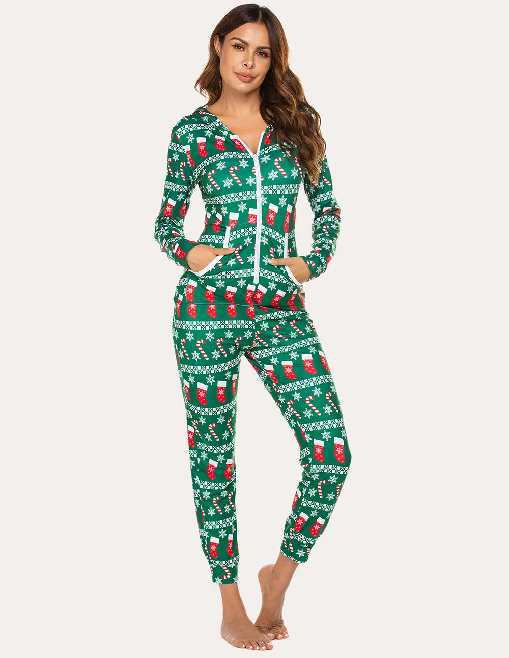 Ekouaer Cozy Hooded Onesies Jumpsuits (US Only)