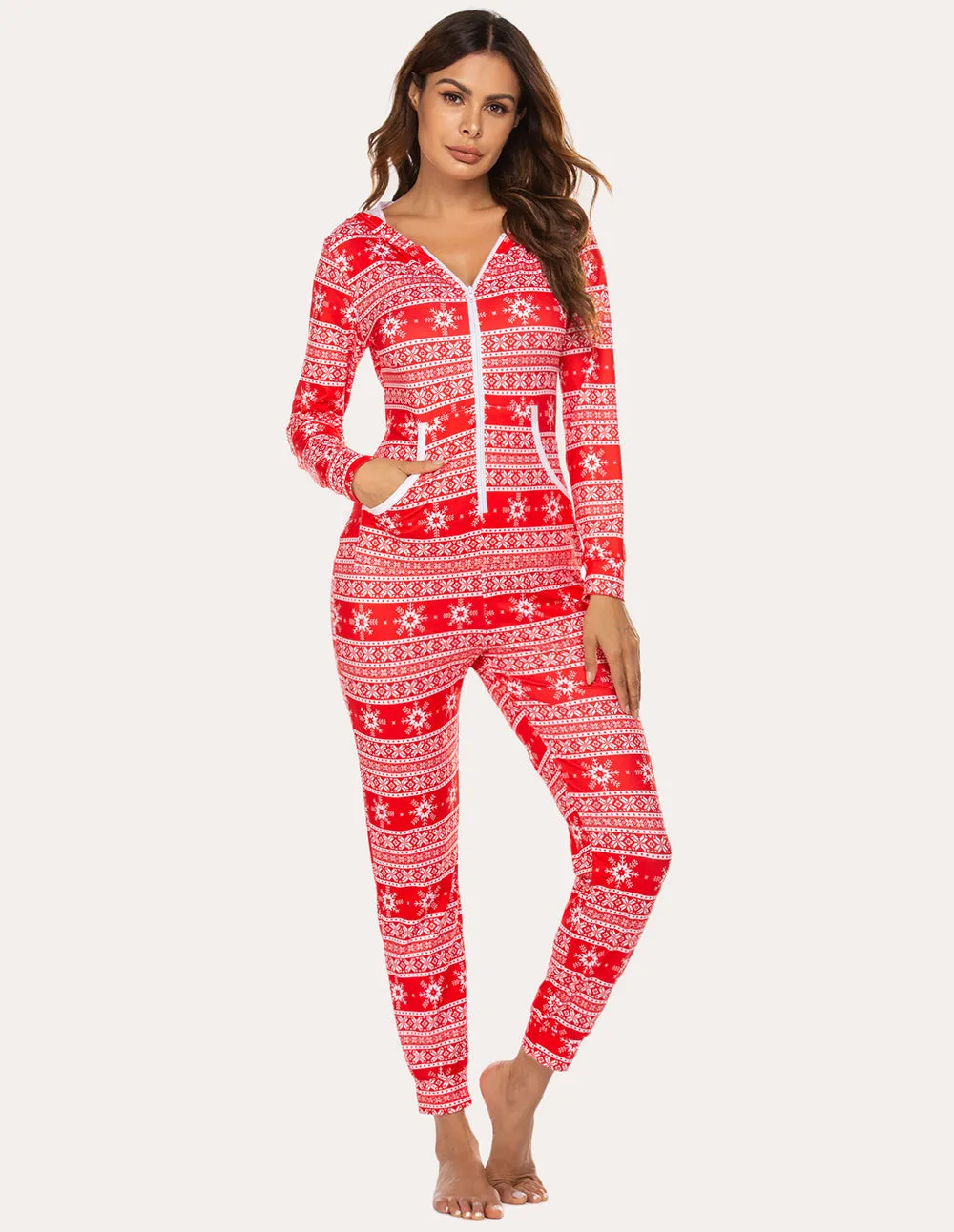 Ekouaer Cozy Hooded Onesies Jumpsuits (US Only)
