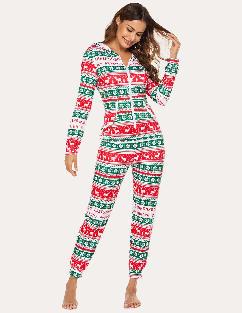 Ekouaer Cozy Hooded Onesies Jumpsuits (US Only)