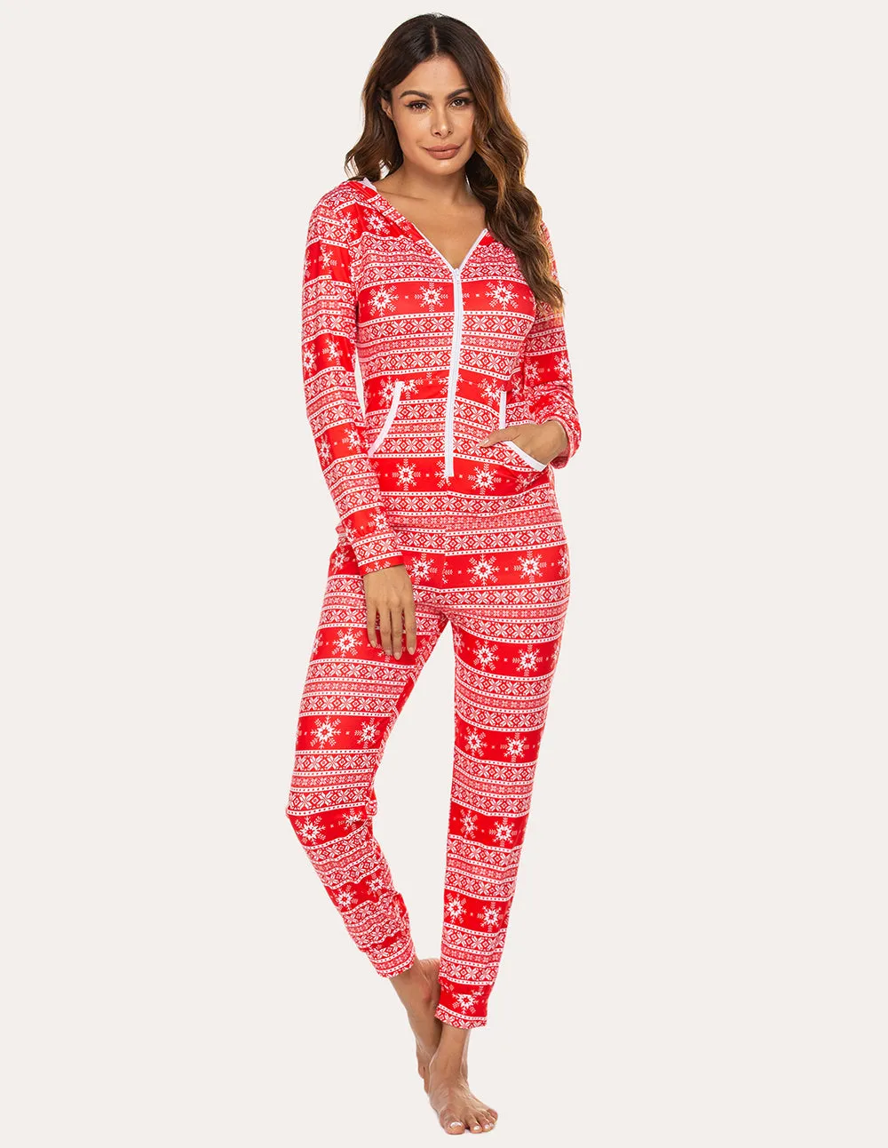 Ekouaer Cozy Hooded Onesies Jumpsuits (US Only)