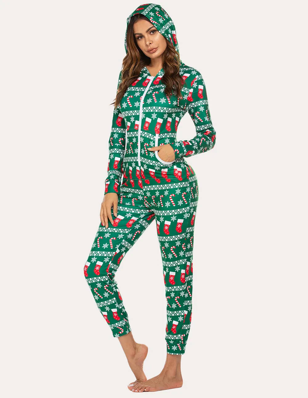 Ekouaer Cozy Hooded Onesies Jumpsuits (US Only)