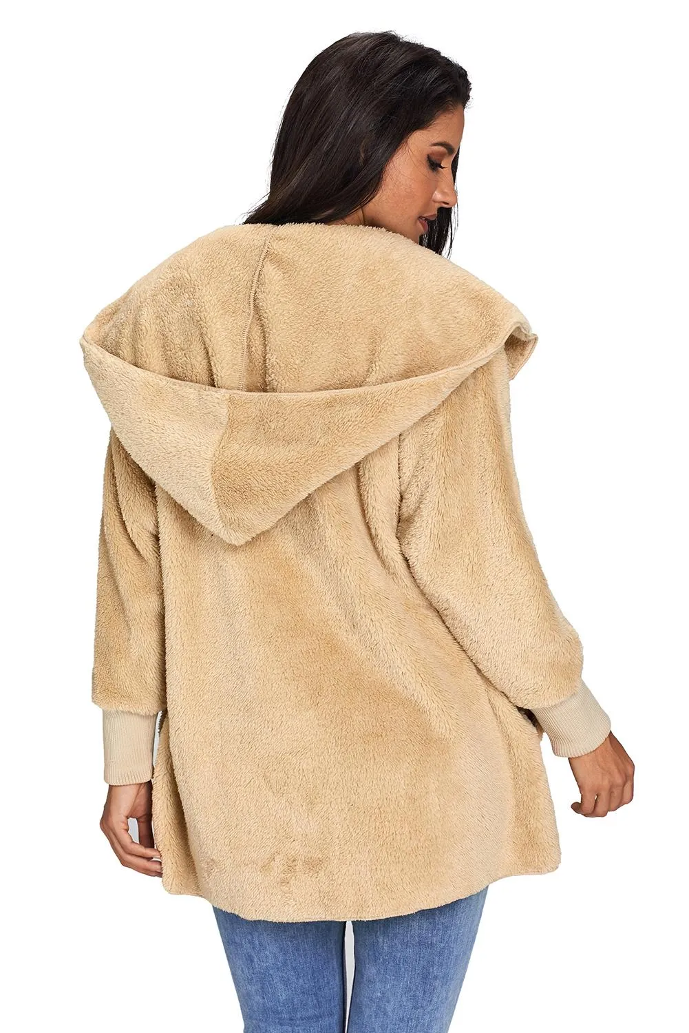 Fleece Soft Hoodie Style Warm Coat