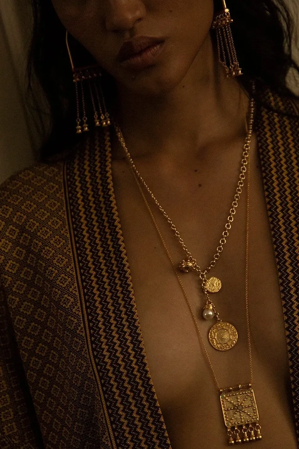 Harasi Necklace Dark Green