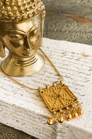 Harasi Necklace Dark Green