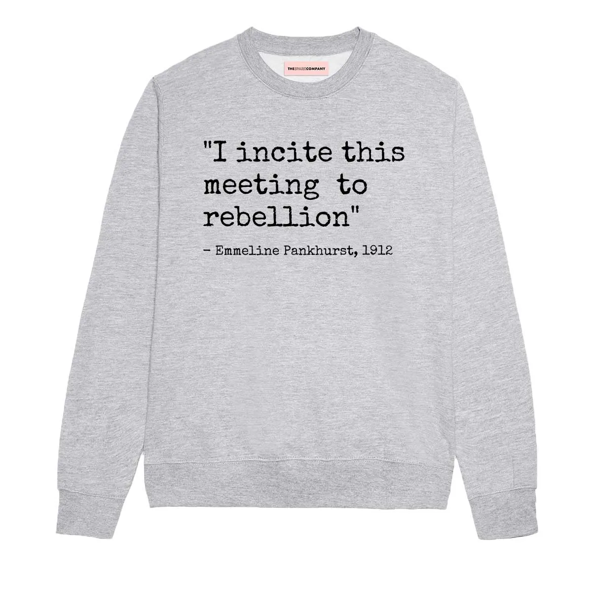 I Incite This Meeting To Rebellion Sweatshirt