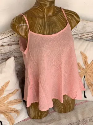 Linen  butterfly 🦋 top - boho blouse Rosa