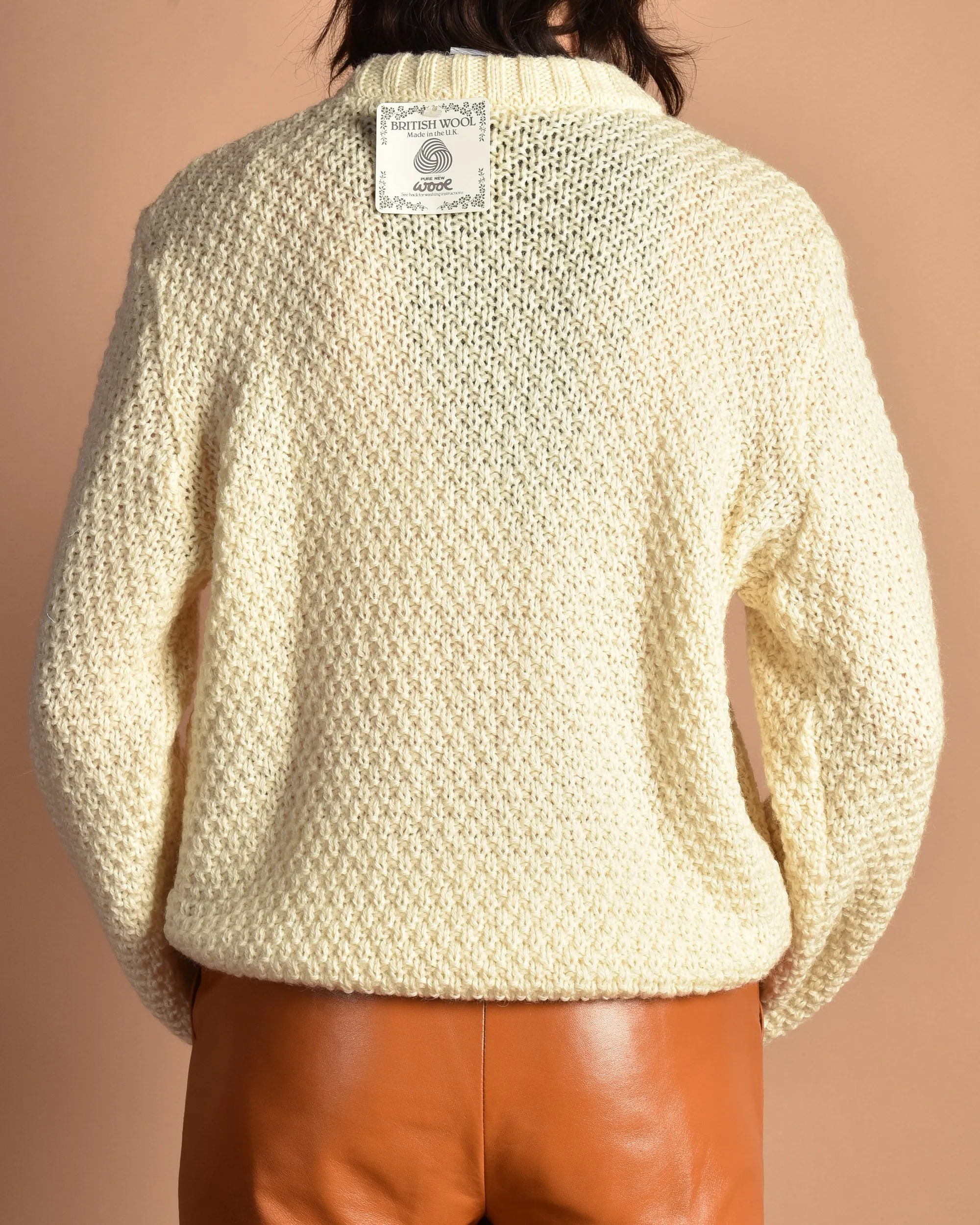 Little Woods 1980s Unworn Cable Knit Sweater