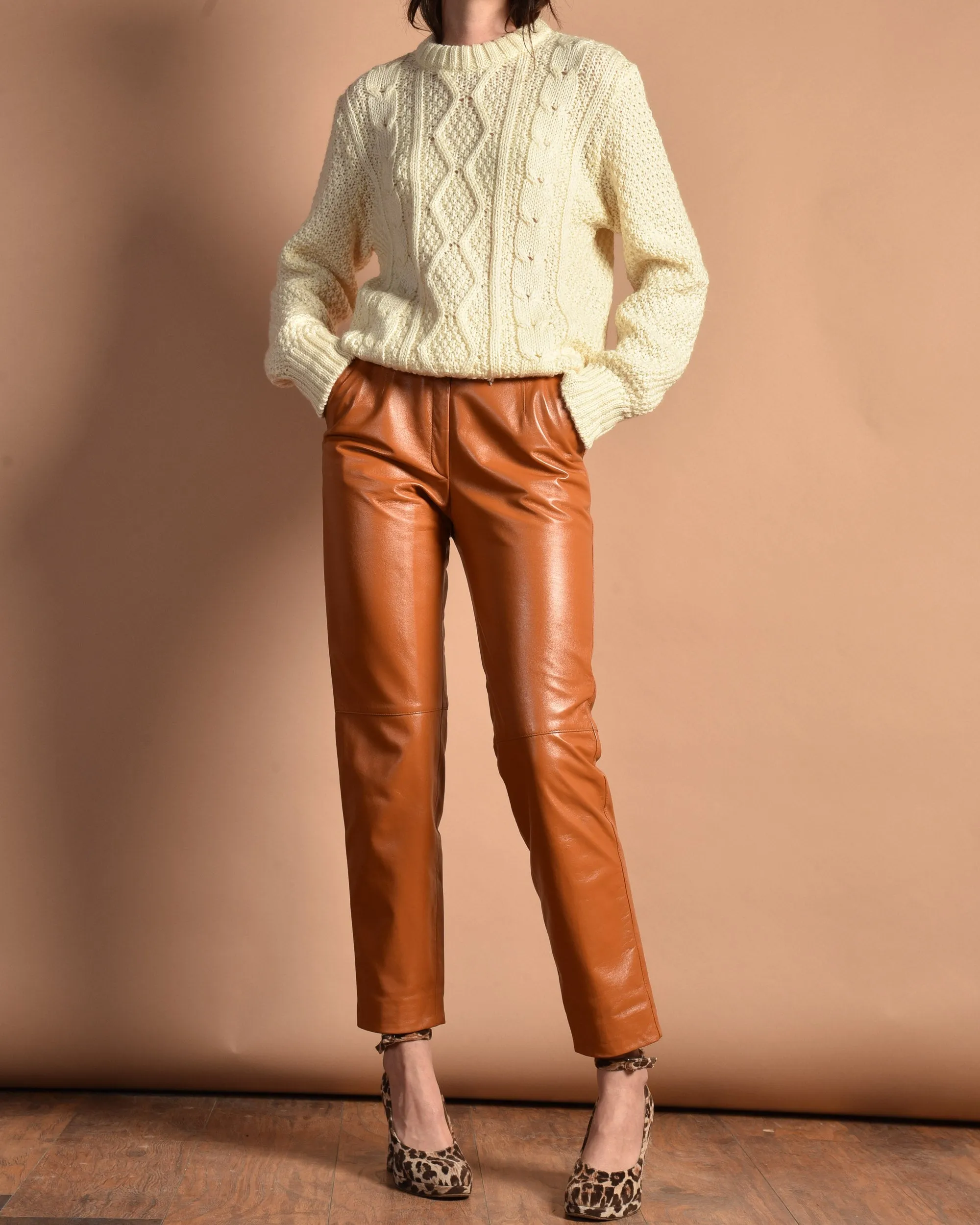 Little Woods 1980s Unworn Cable Knit Sweater