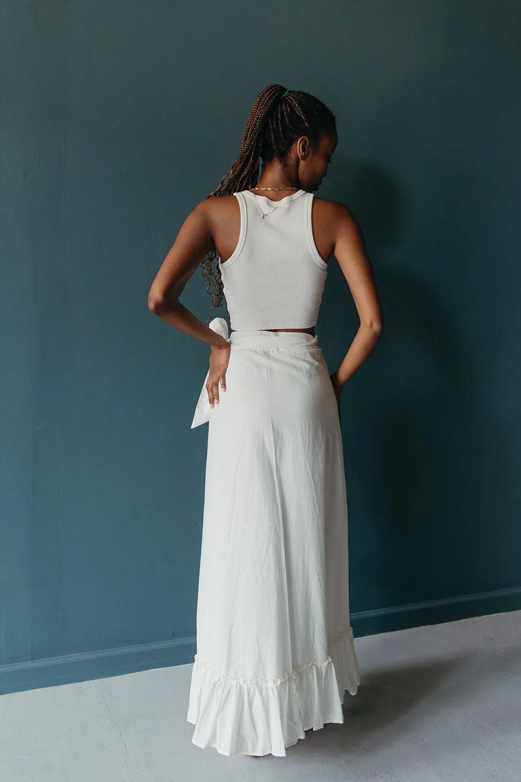 Navi Wrap Skirt