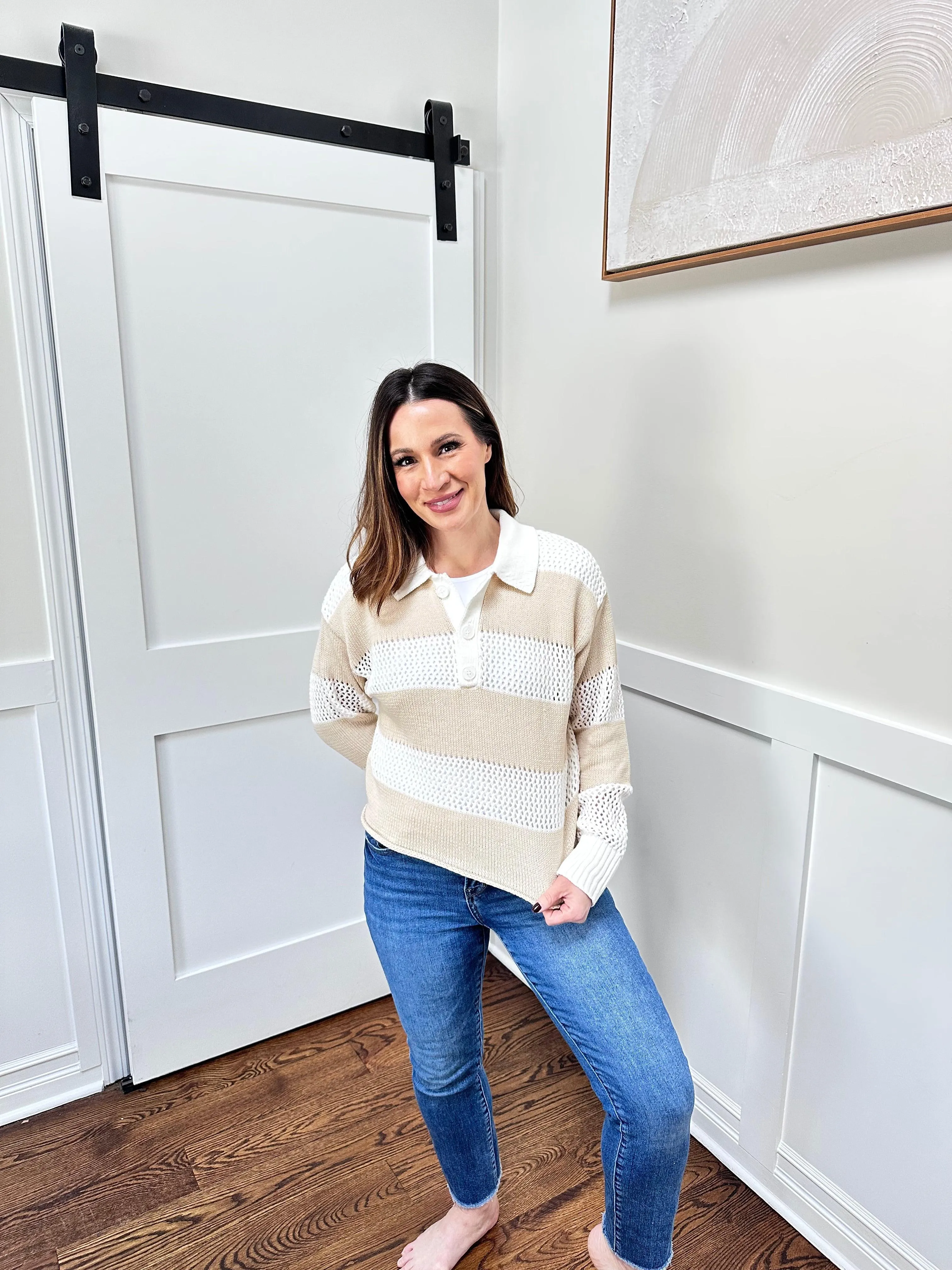 Oatmeal Knit Sweater