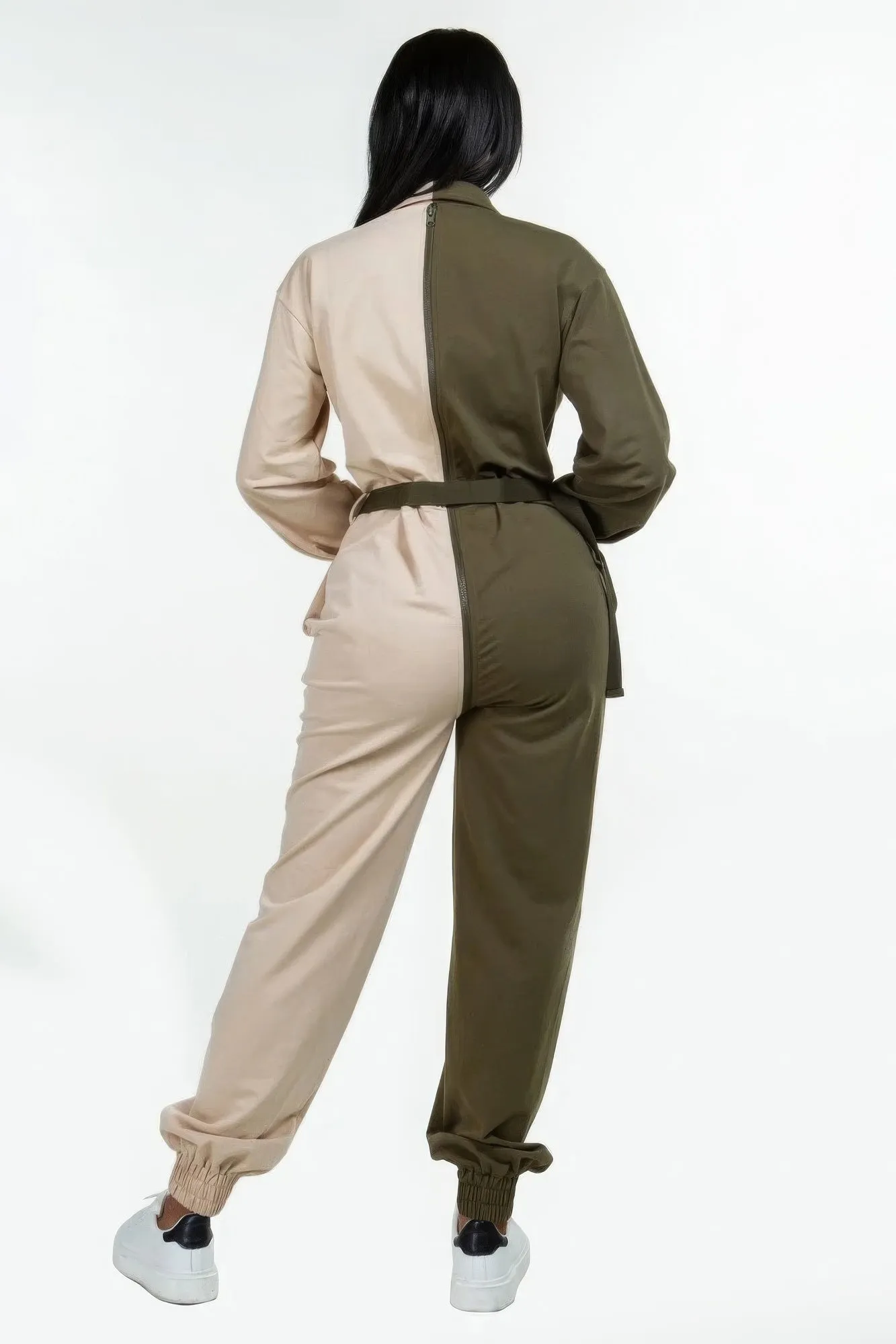 Oversized Cozy Shirt Jumpsuit