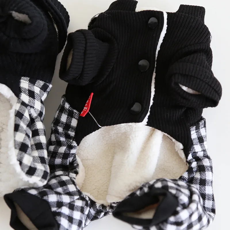 Panda Plaidet Pet Clothes