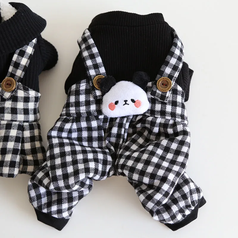 Panda Plaidet Pet Clothes