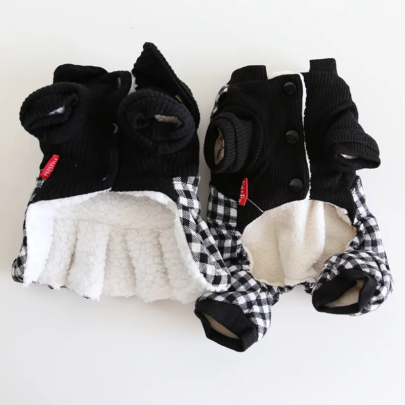 Panda Plaidet Pet Clothes