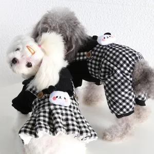 Panda Plaidet Pet Clothes