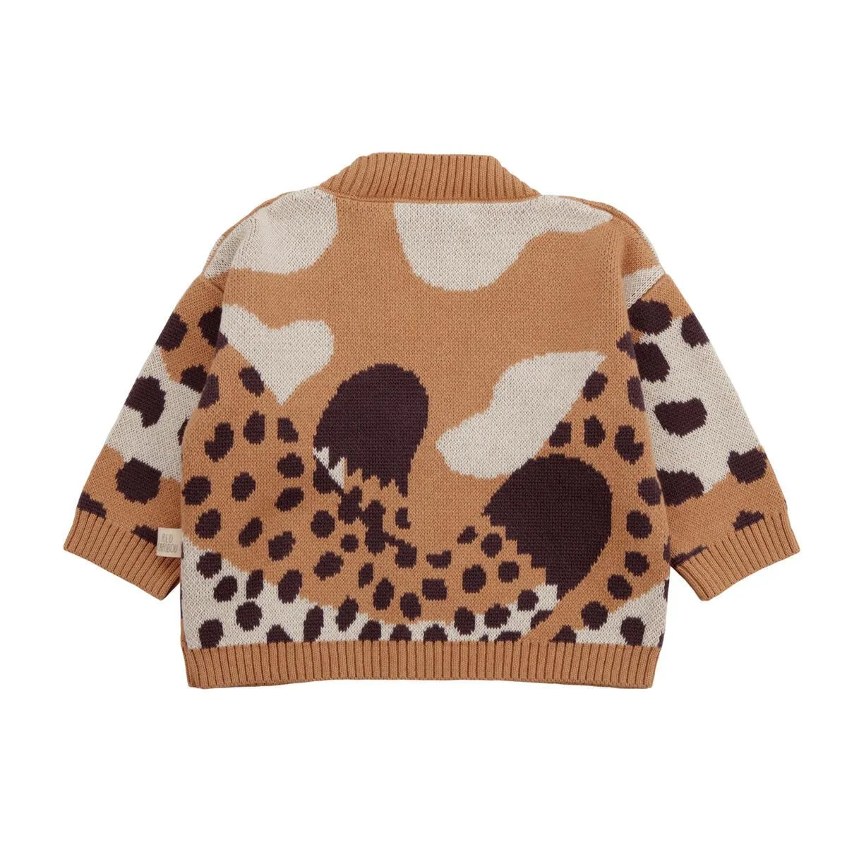 Red Caribou - Pima Cotton Knit Cardigan - Tan Wildcats