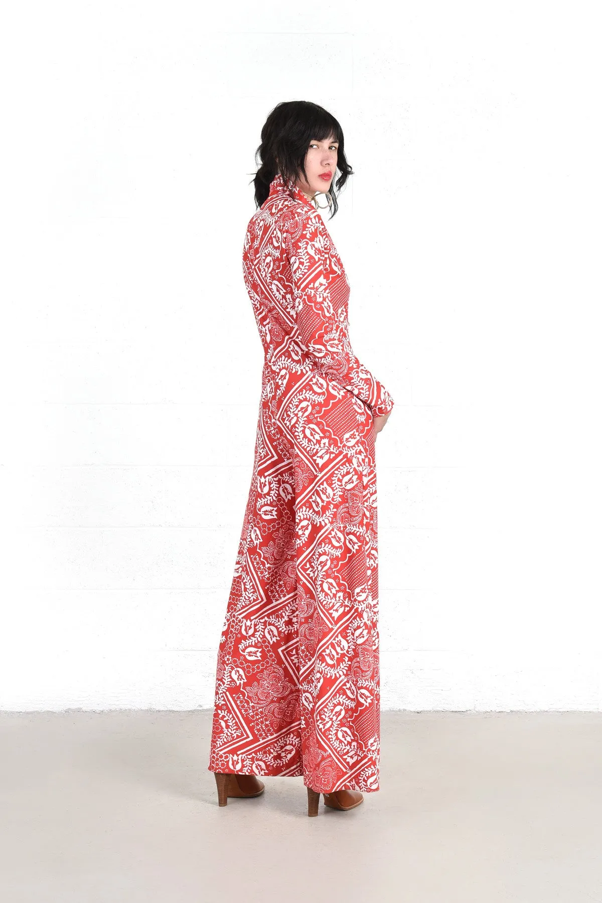 Riley Bandana Print Wide Leg Jumpsuit