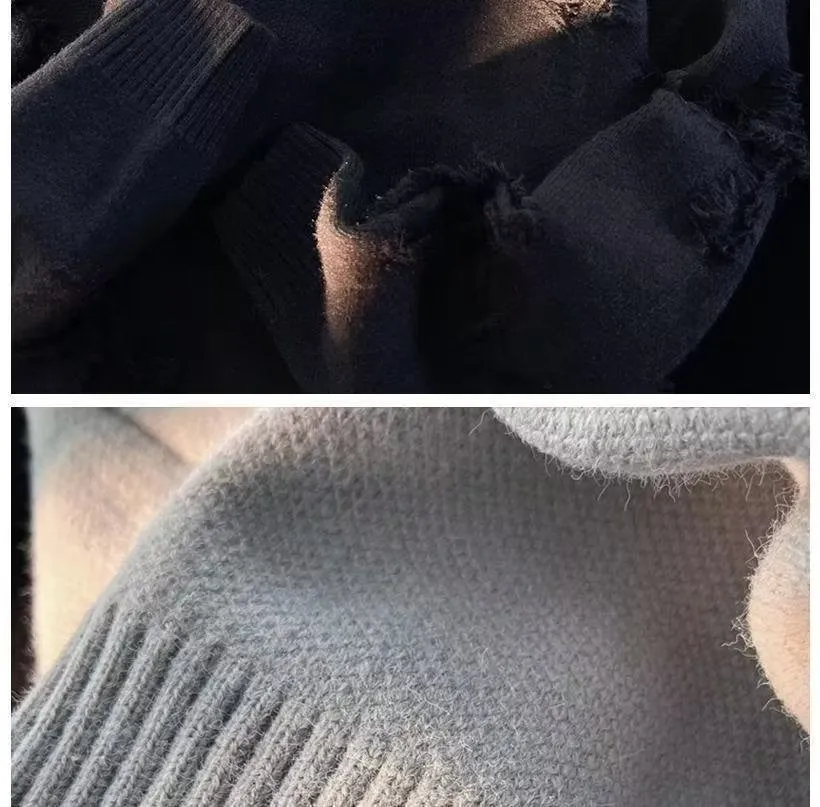 Ripped Knit Sweater