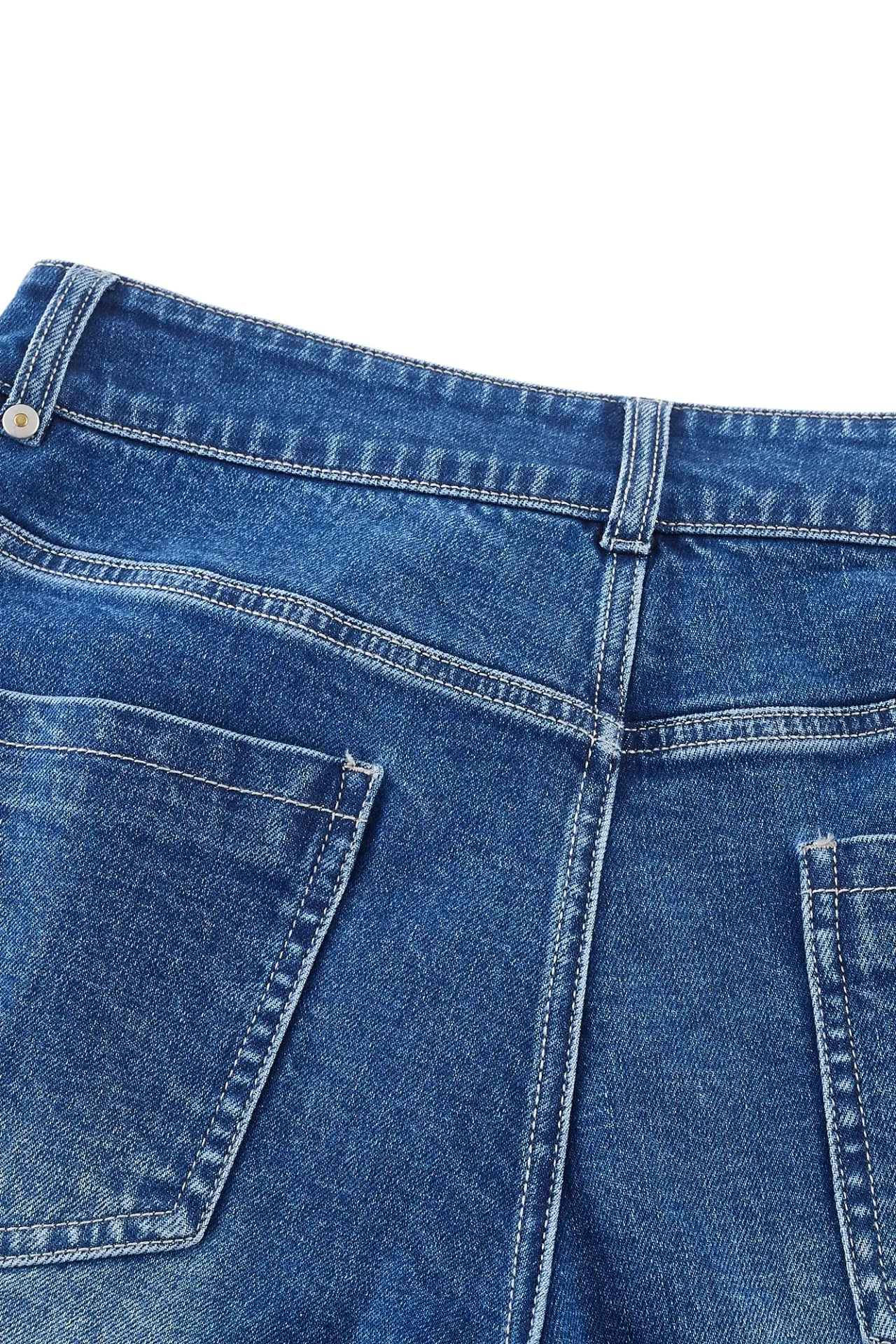 Roll up Straight Leg Jeans