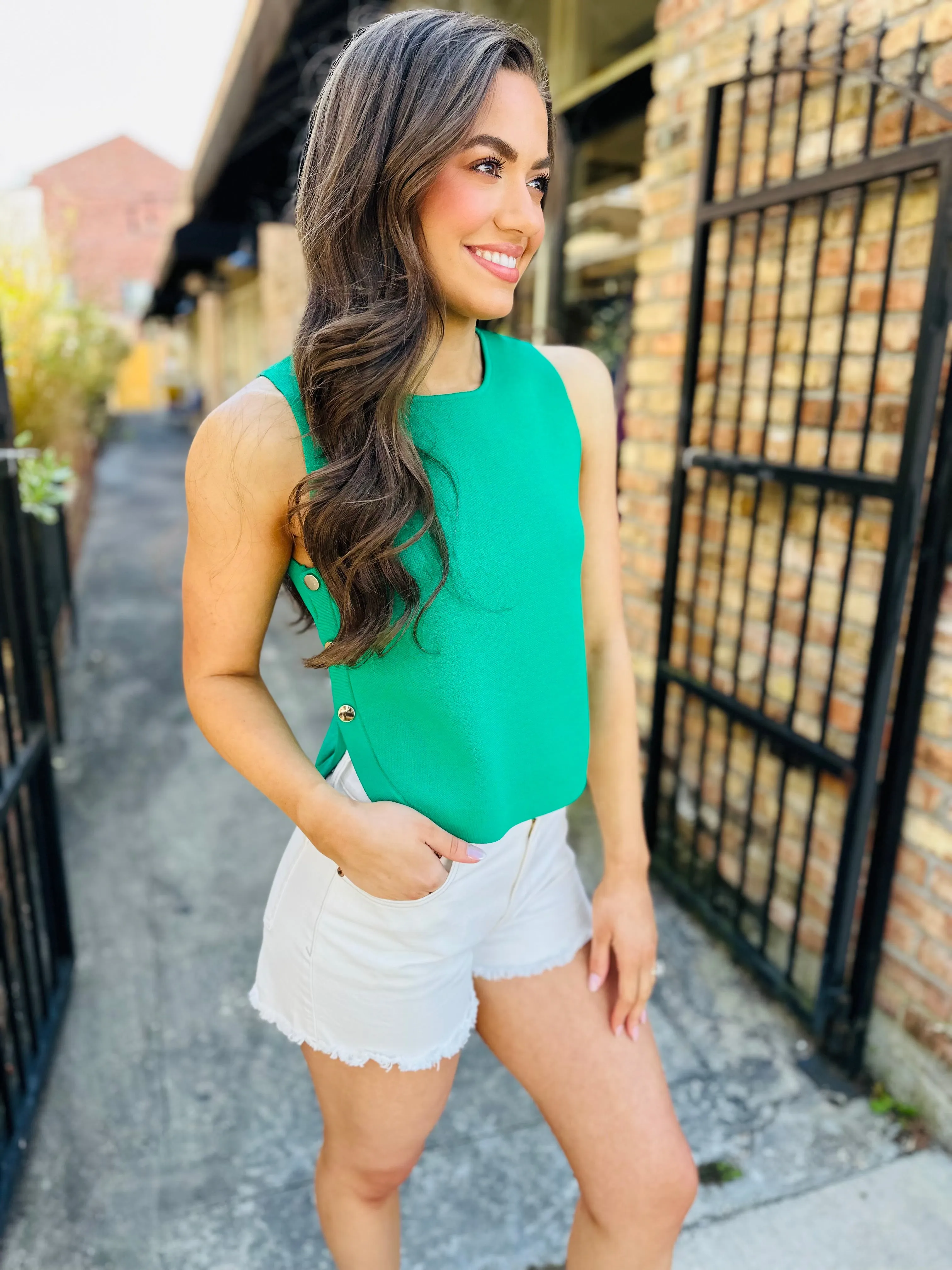 Sabina Top- Green
